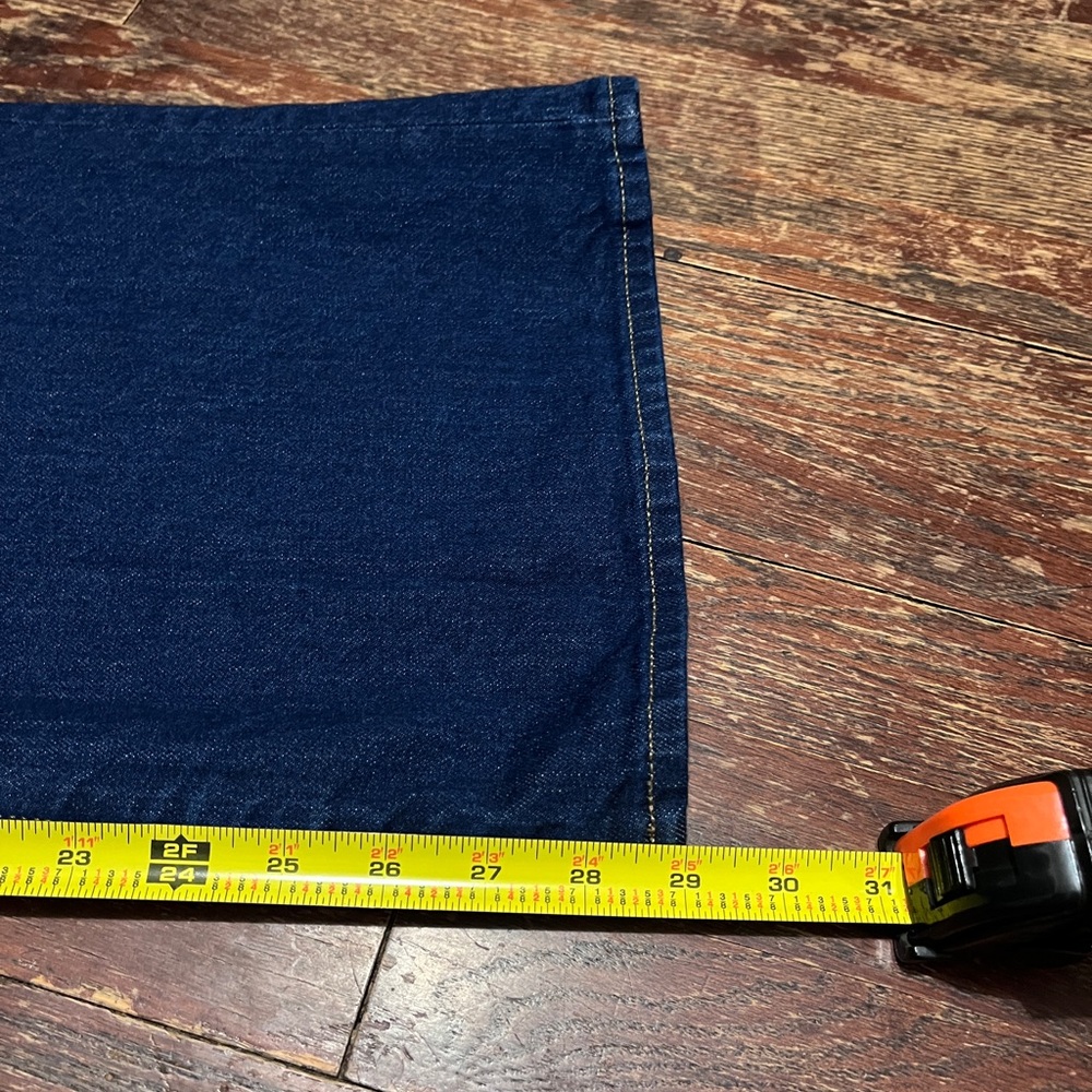 J. Crew Dark Blue Denim Trouser Jeans semi-stretch High Rise - Picture 4 of 10
